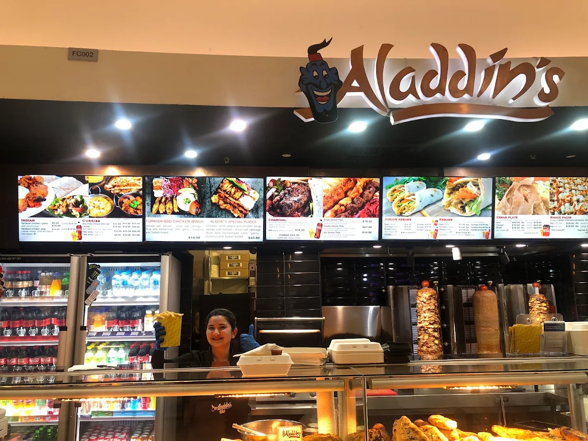 Menu, Aladdin's Kebab