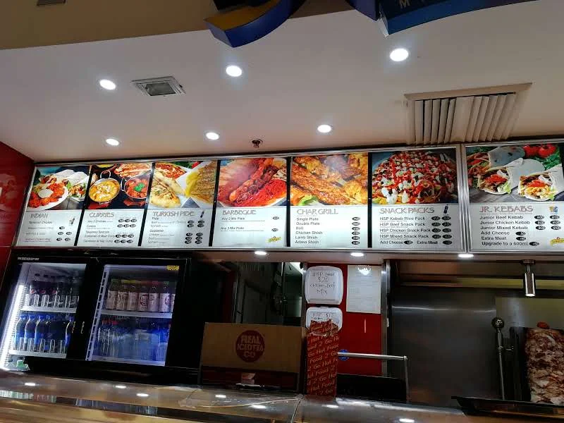 Menu, Aladdin's Kebab