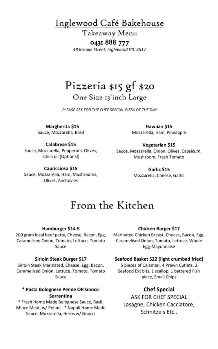 Menu photo 1