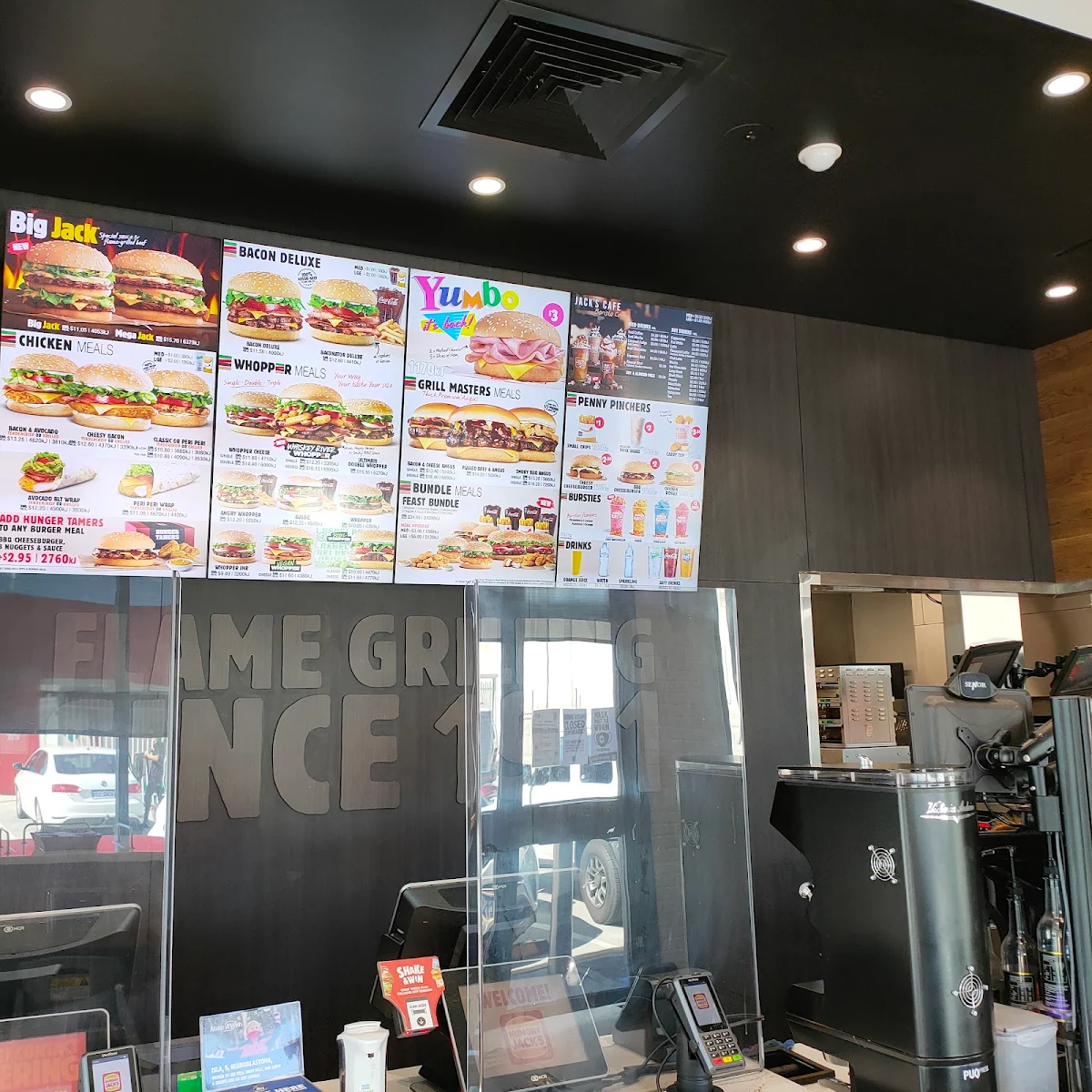 Menu, Hungry Jack's Burgers Wangara