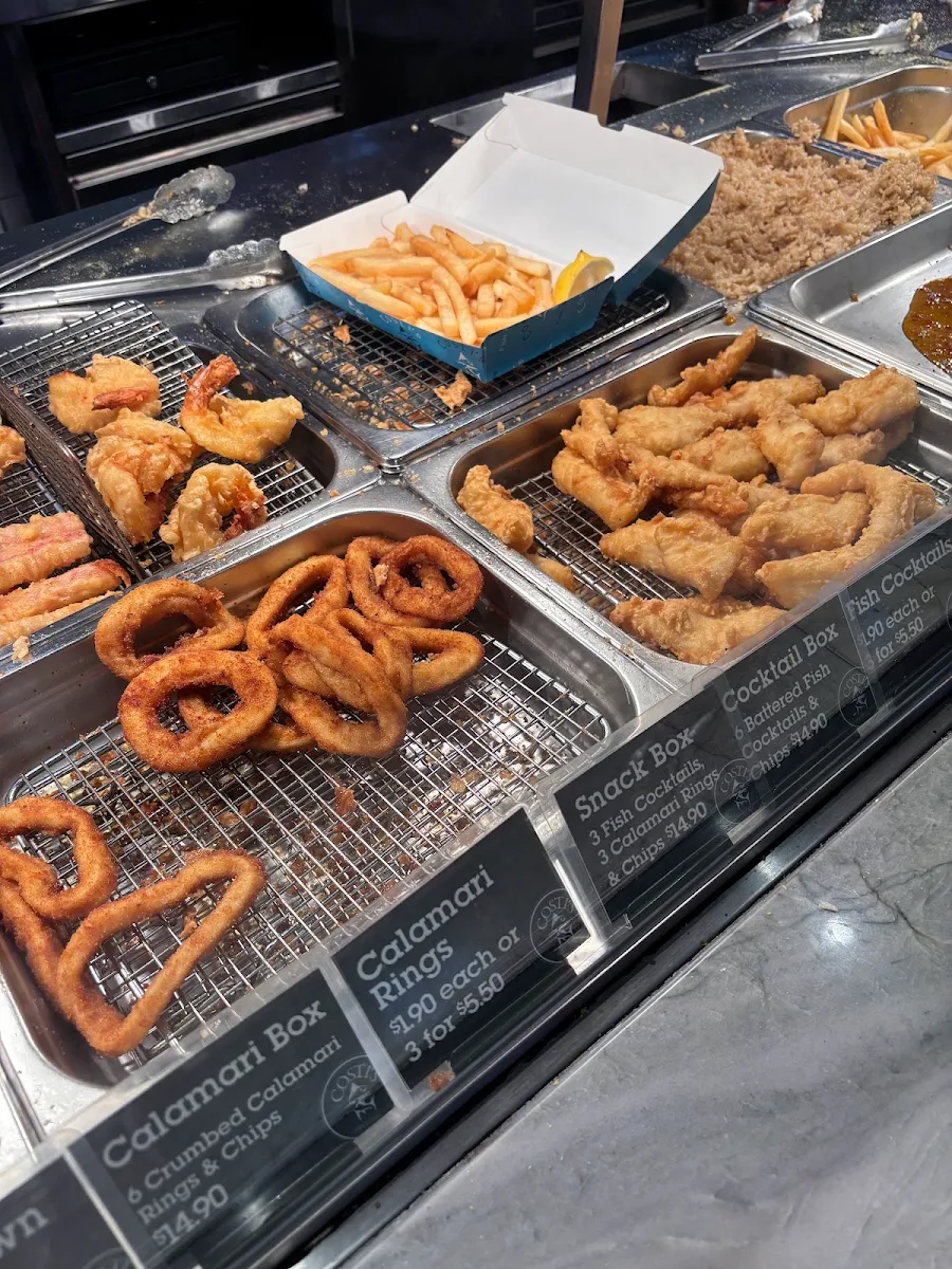Menu, Famous Fish (Costi's)