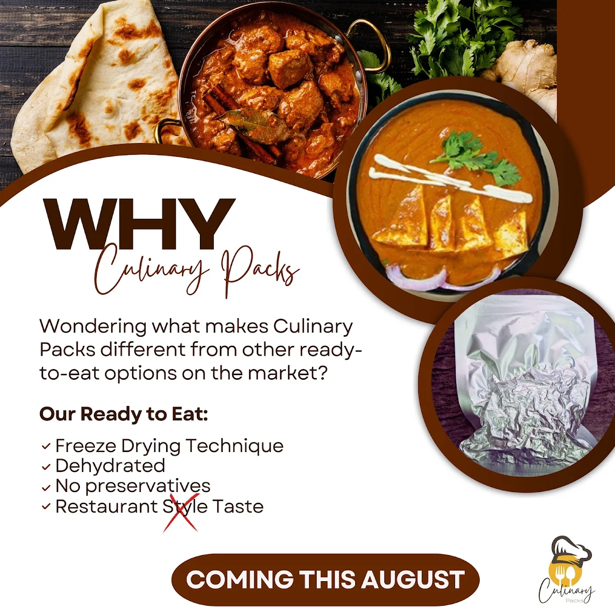 Menu, Culinary Packs