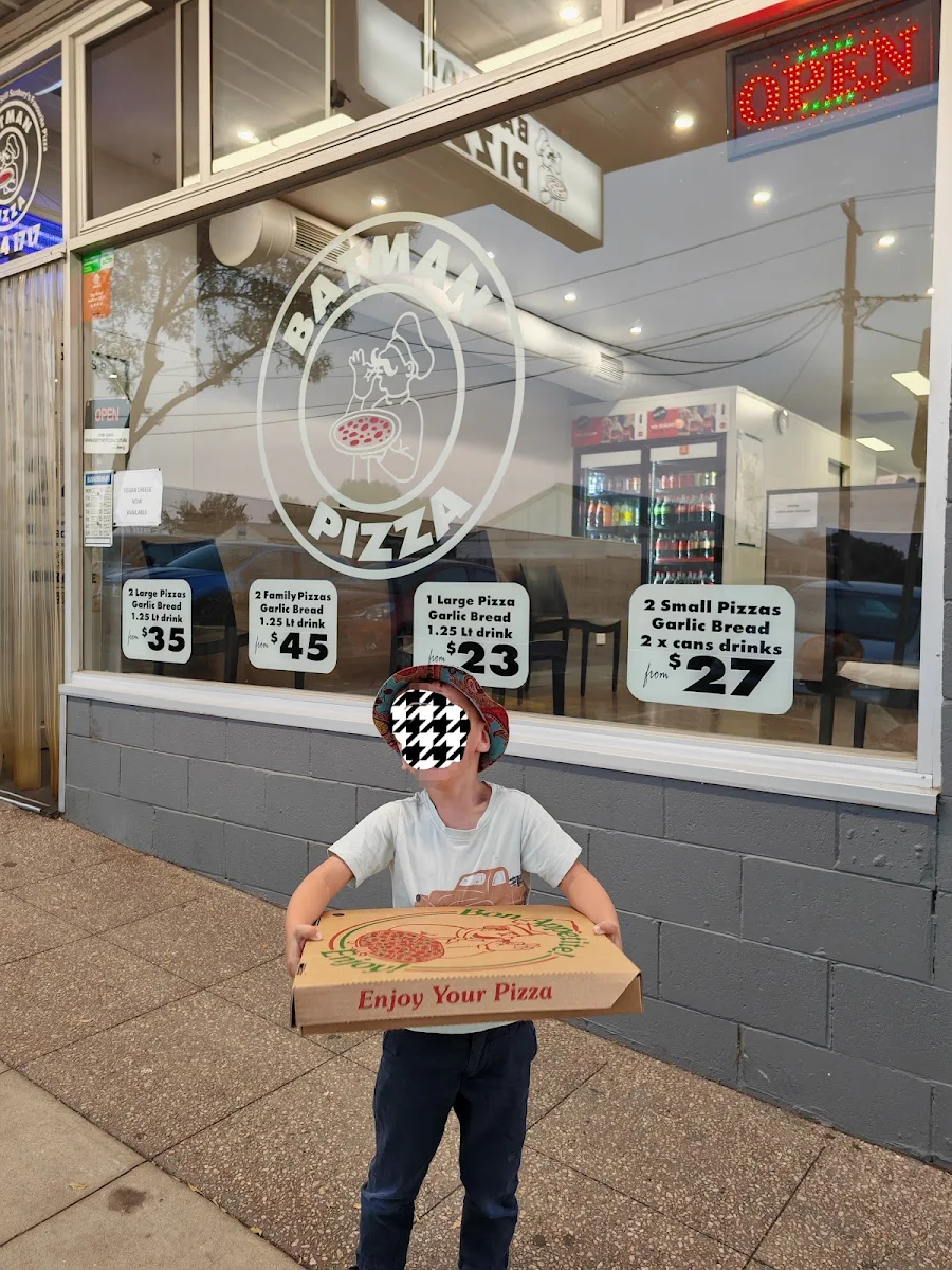 Menu, Batman Pizza
