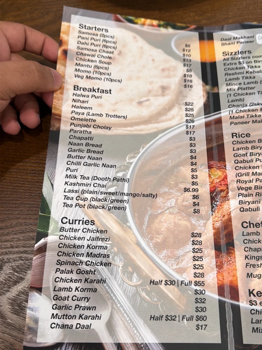 Menu, Fresh Point Juice Bar and Restaurant