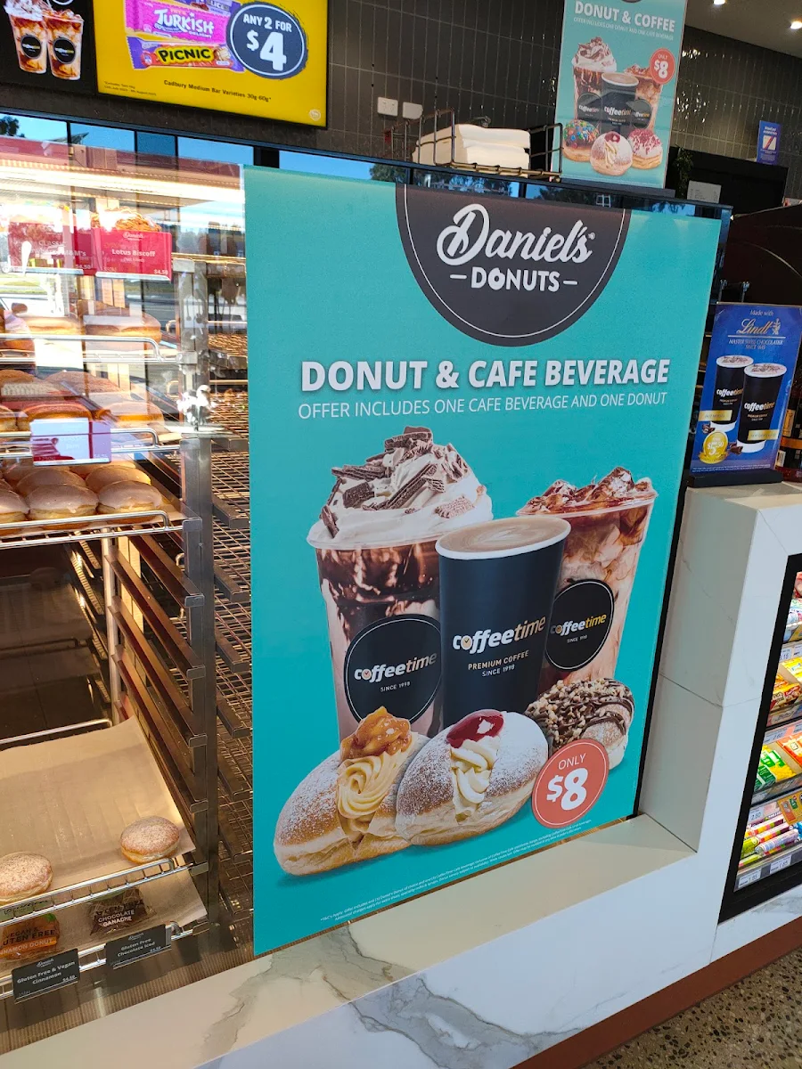 Menu, Daniels Donut Shepparton