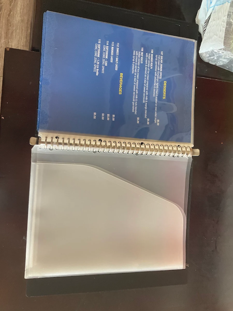Menu, Zaffrani Biryani