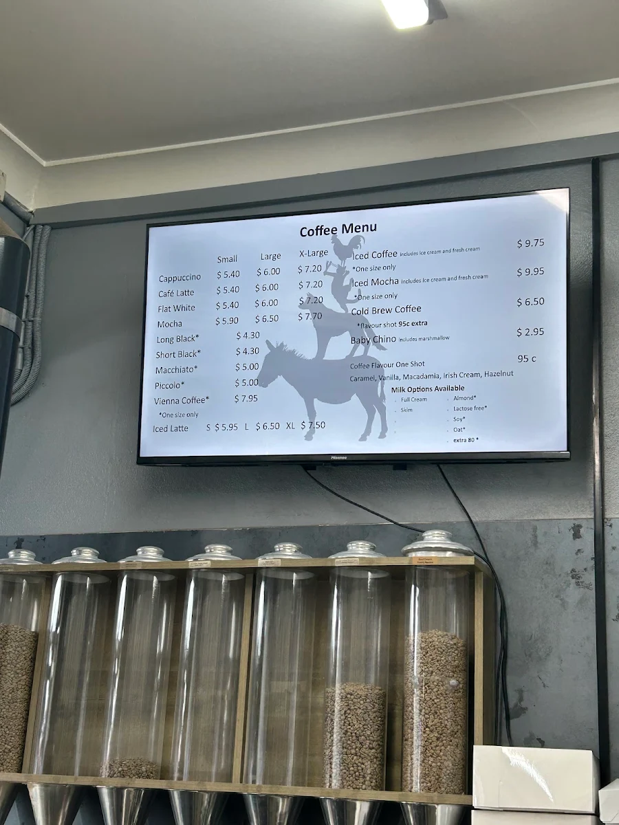 Menu, Bremen Patisserie