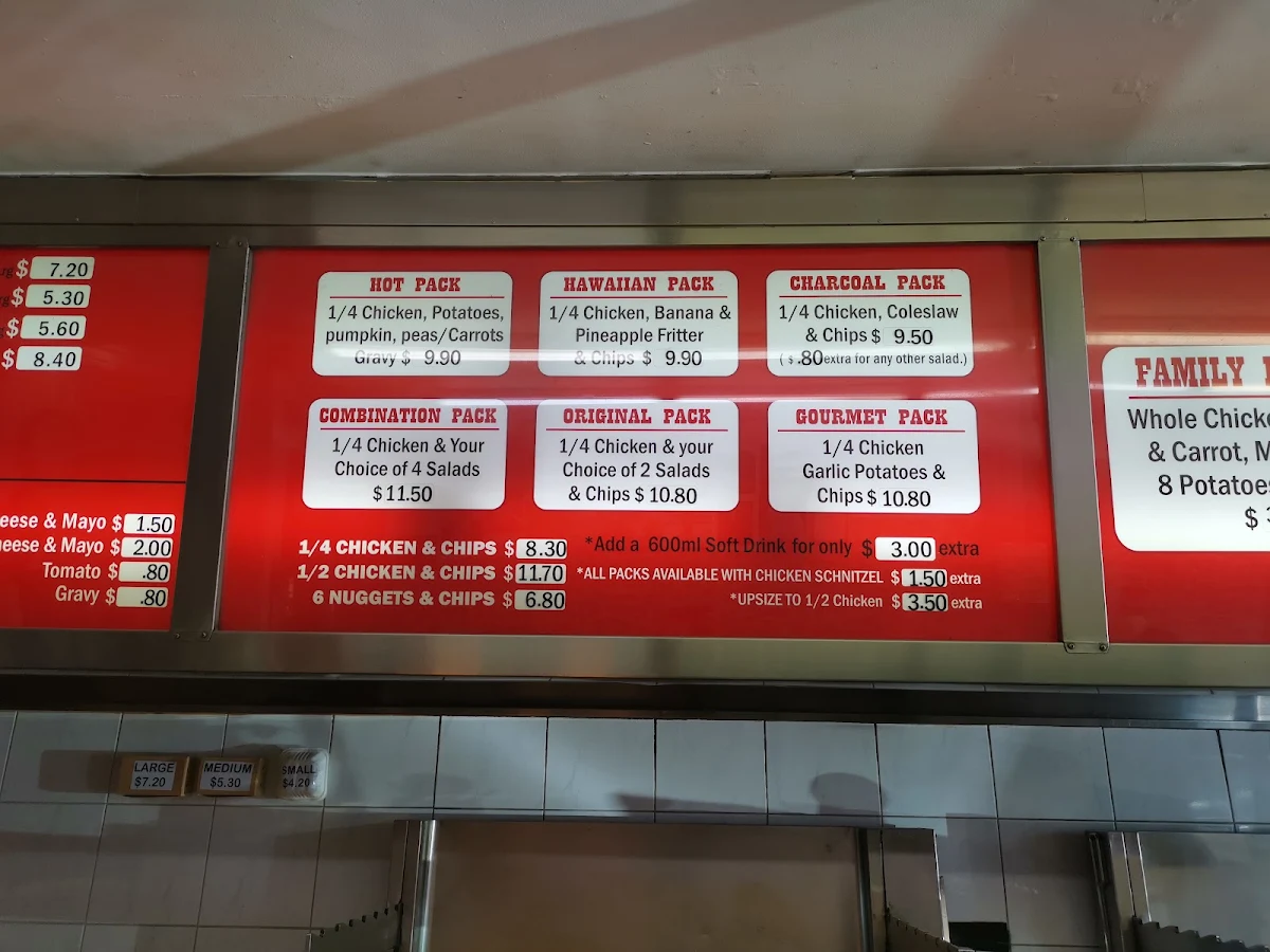 Menu, Saska