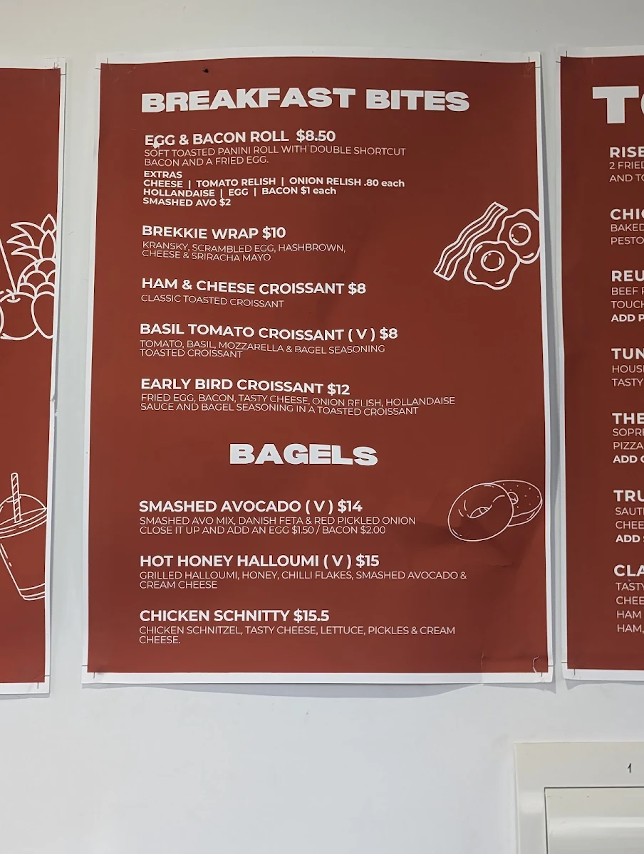 Menu, Homebody Cafe
