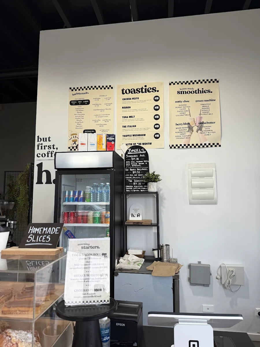 Menu, Homebody Cafe