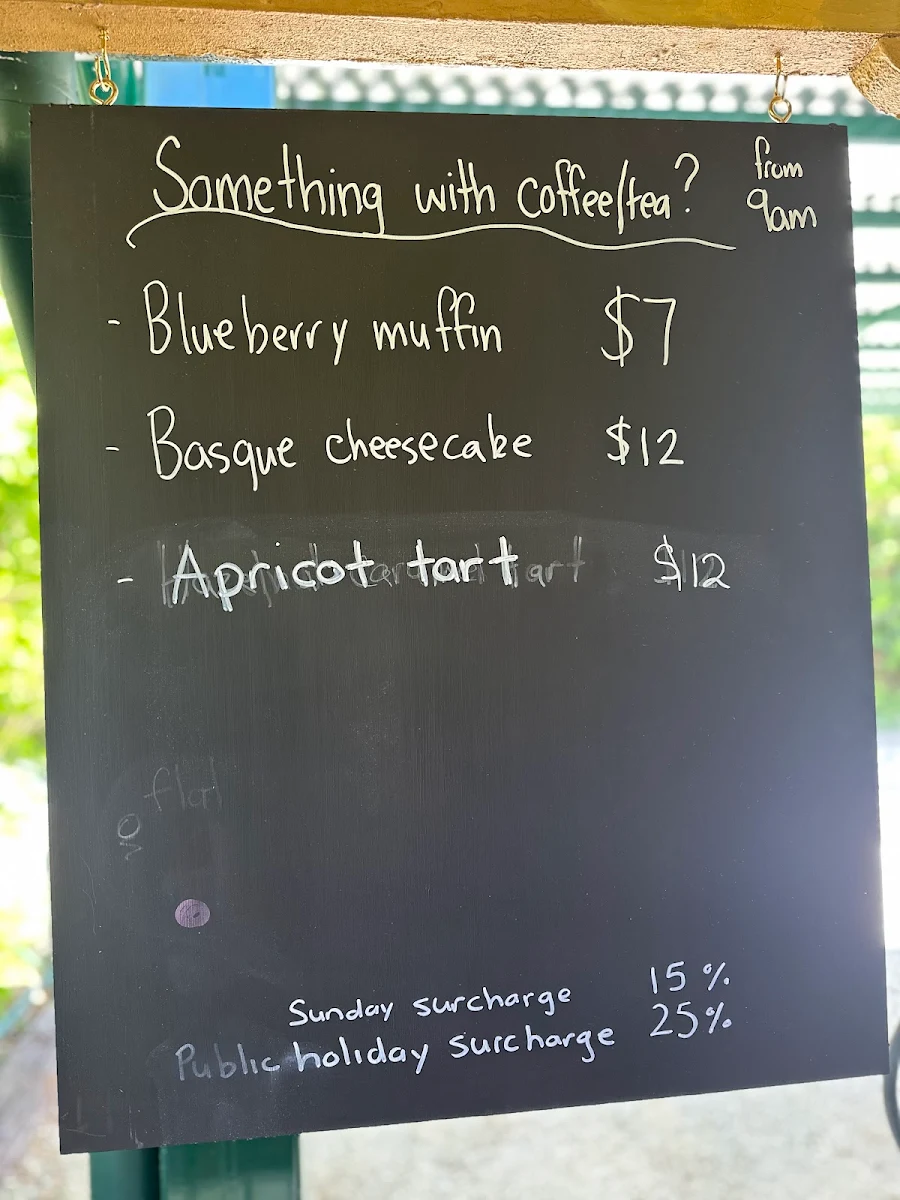 Menu, Pique-Nique Café