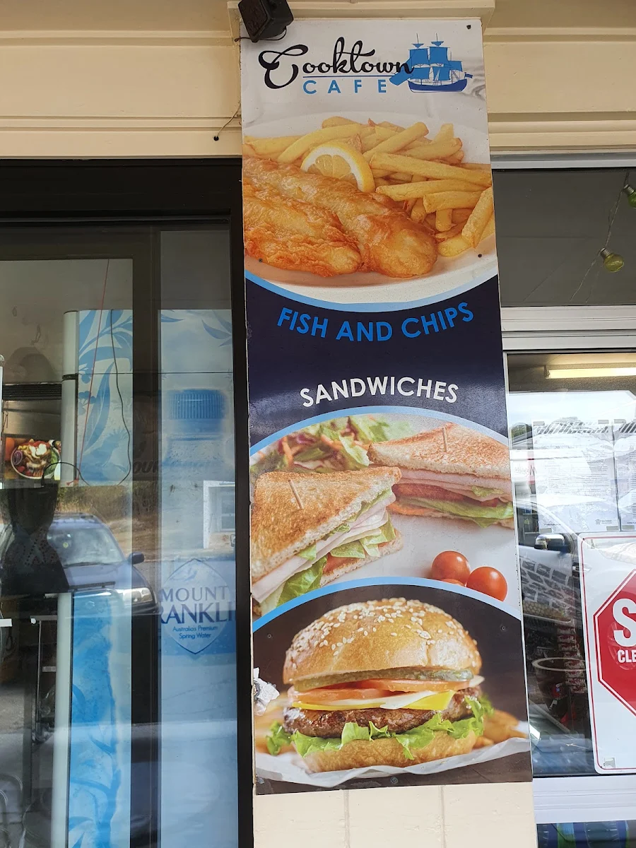 Menu, Cooktown Café