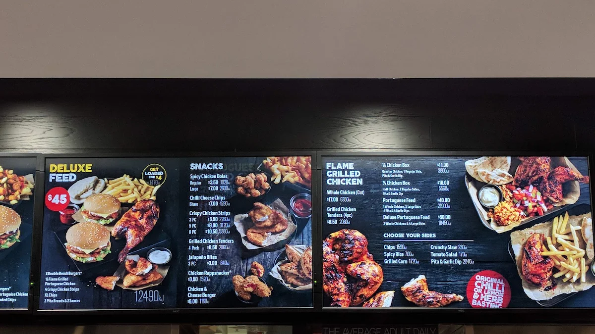 Menu, Oporto Bexley