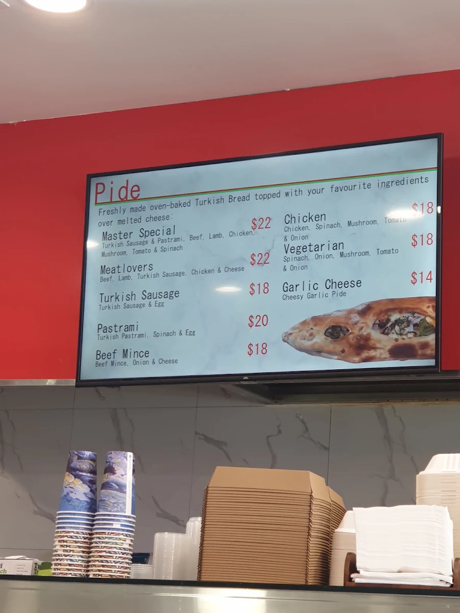 Menu, Ozi Charcoal Grill and Kebab Cuisine