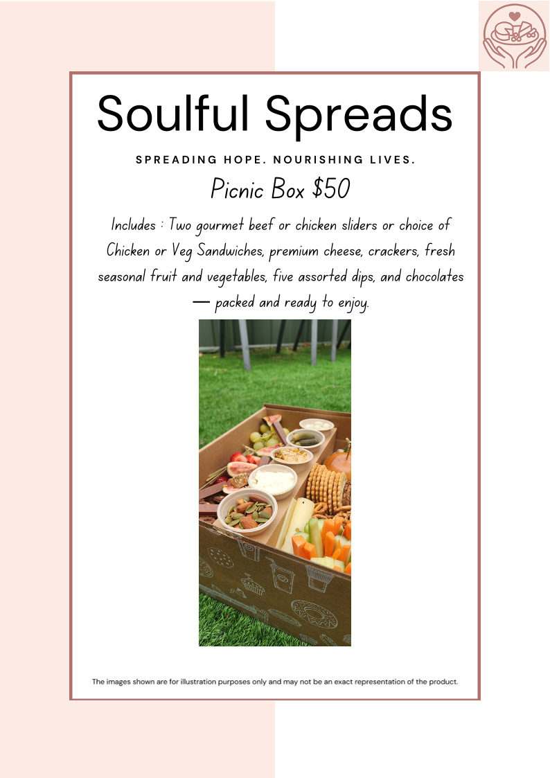 Menu, Soulful Spreads