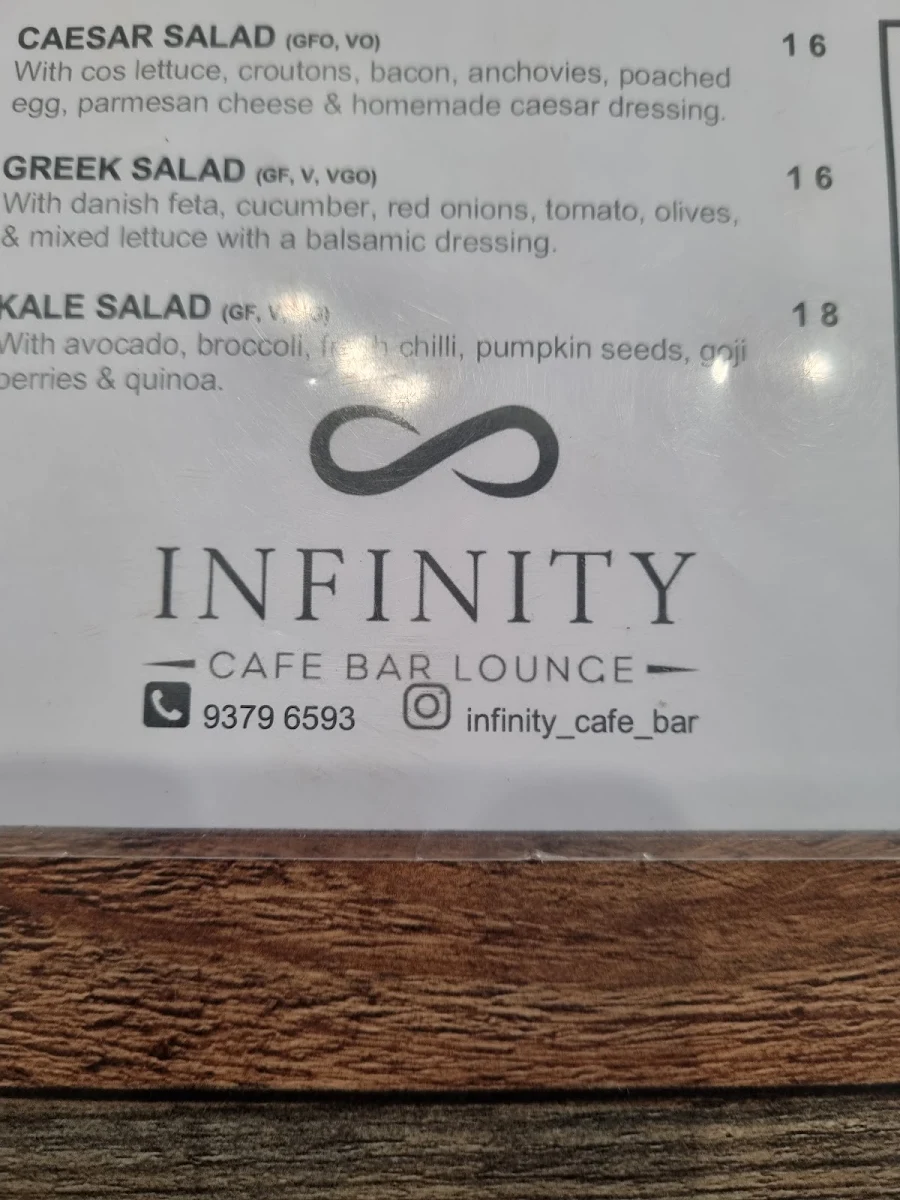 Menu, Max’s Corner