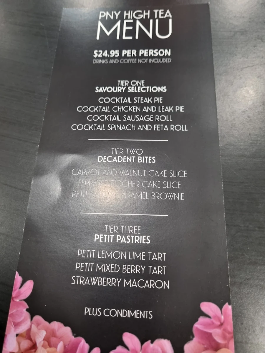 Menu, Patisserie New York Mortdale