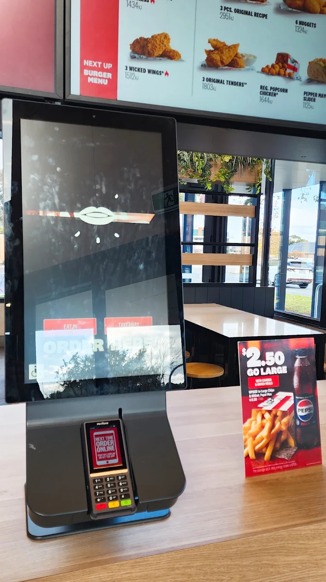 Menu, KFC Berwick North