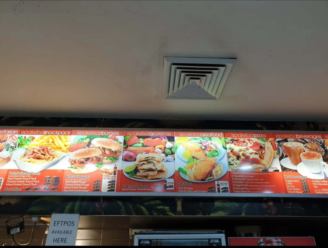Menu, ISPA KEBAB & COFFEE