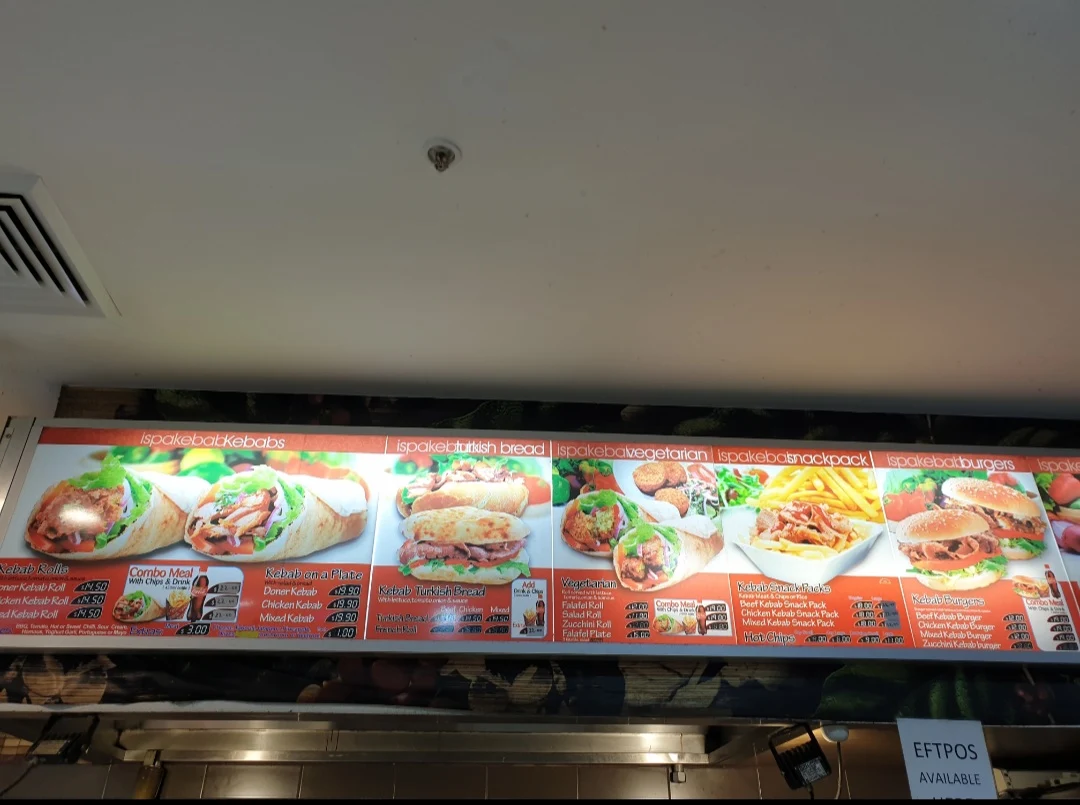 Menu, ISPA KEBAB & COFFEE