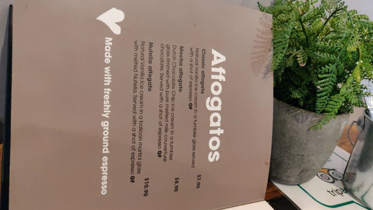 Menu, Royal Copenhagen Mildura