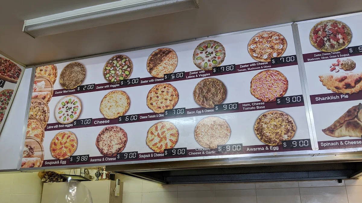 Menu, Uncle Sid's Oven - Bakery