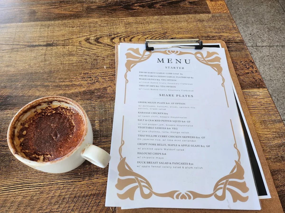 Menu, The 1880 Tavern