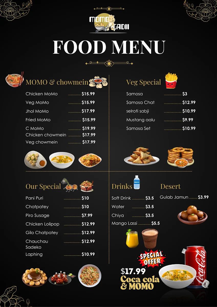 Menu, Momo gadii (Morayfield)