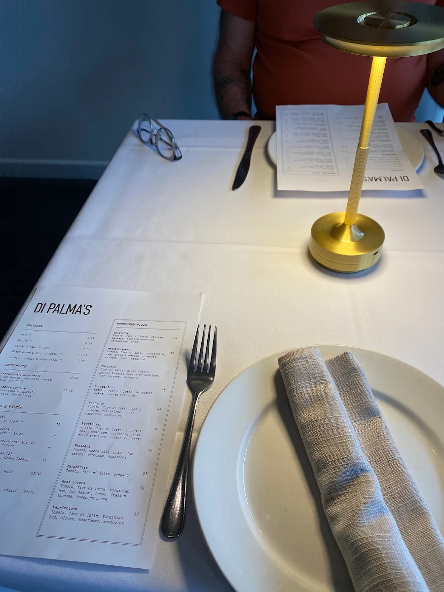 Menu, Di Palma's