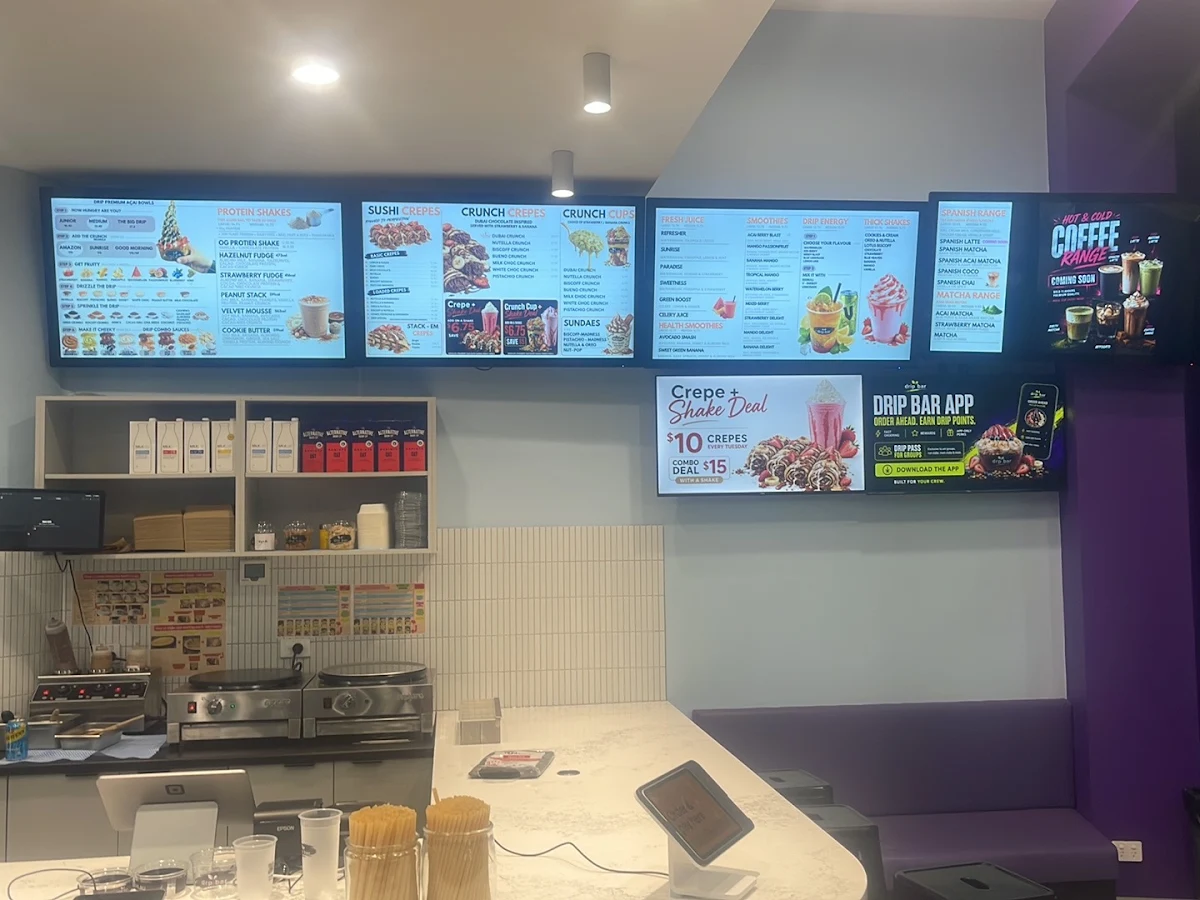 Menu, Drip Bar Acai Moonee Ponds