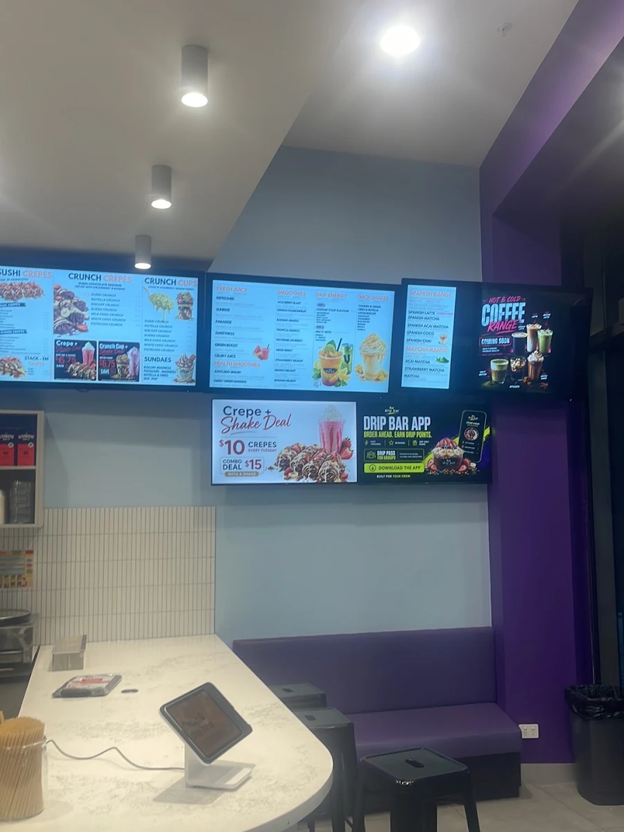 Menu, Drip Bar Acai Moonee Ponds