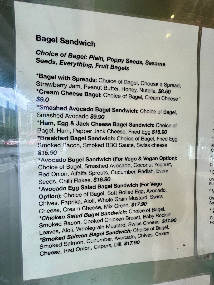 Menu, Eleven Miles