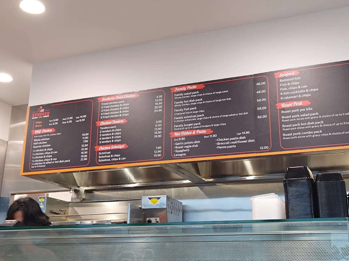 Menu, Gett Stuffed