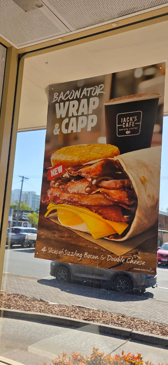 Menu, Hungry Jack's Burgers Mackay