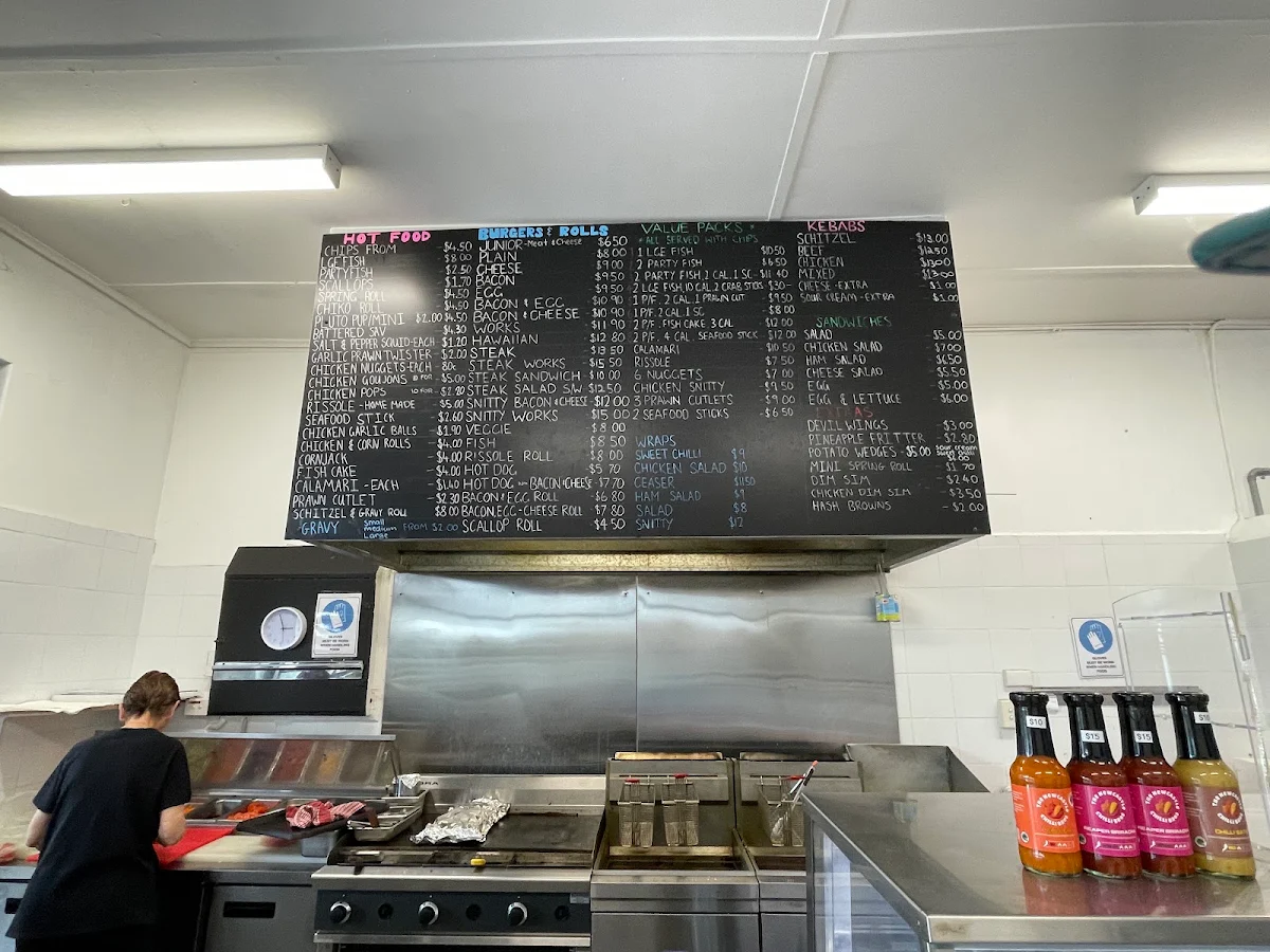 Menu, S&G Takeaway