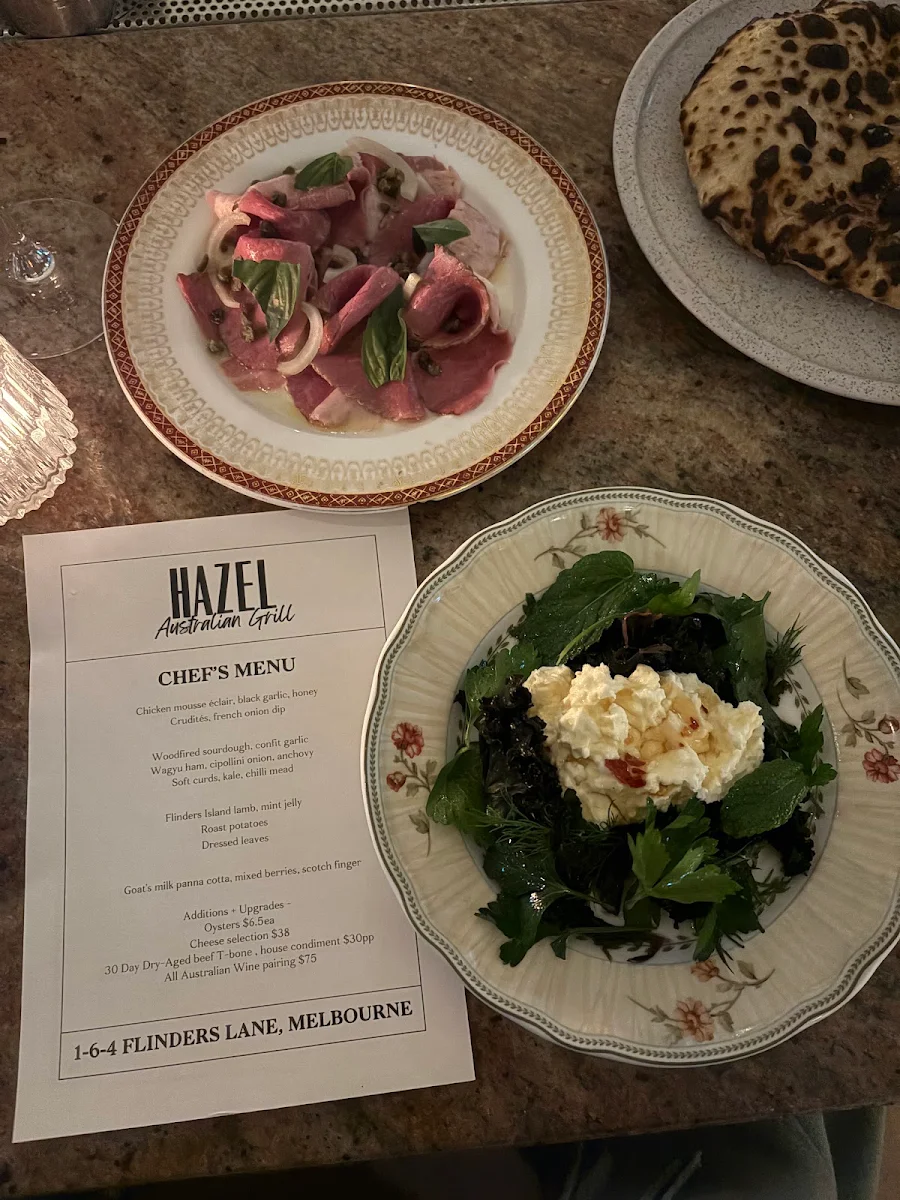 Menu, Hazel