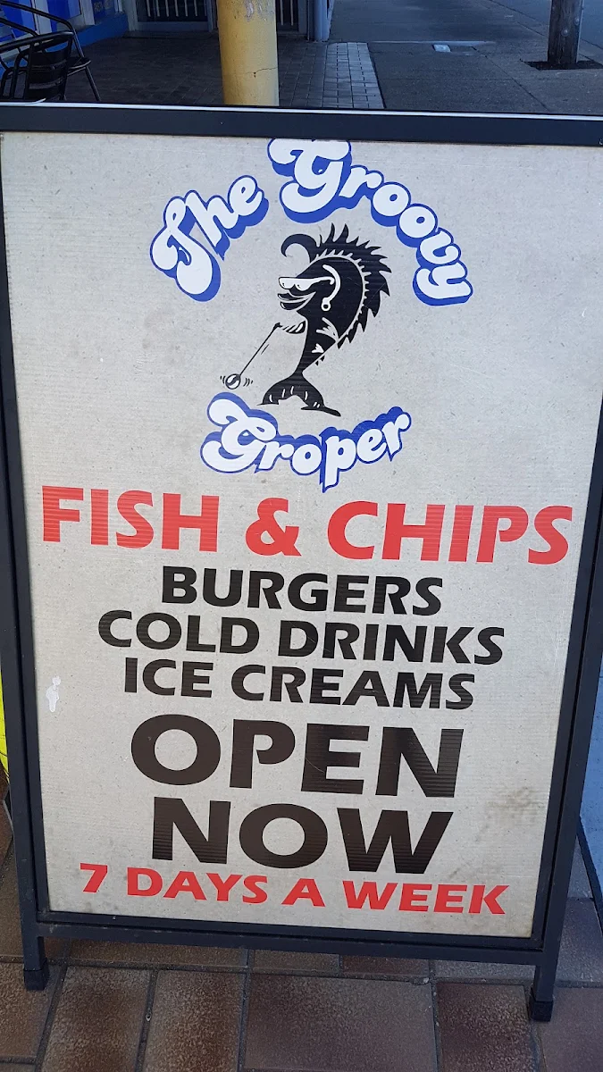 Menu, Groovy Groper