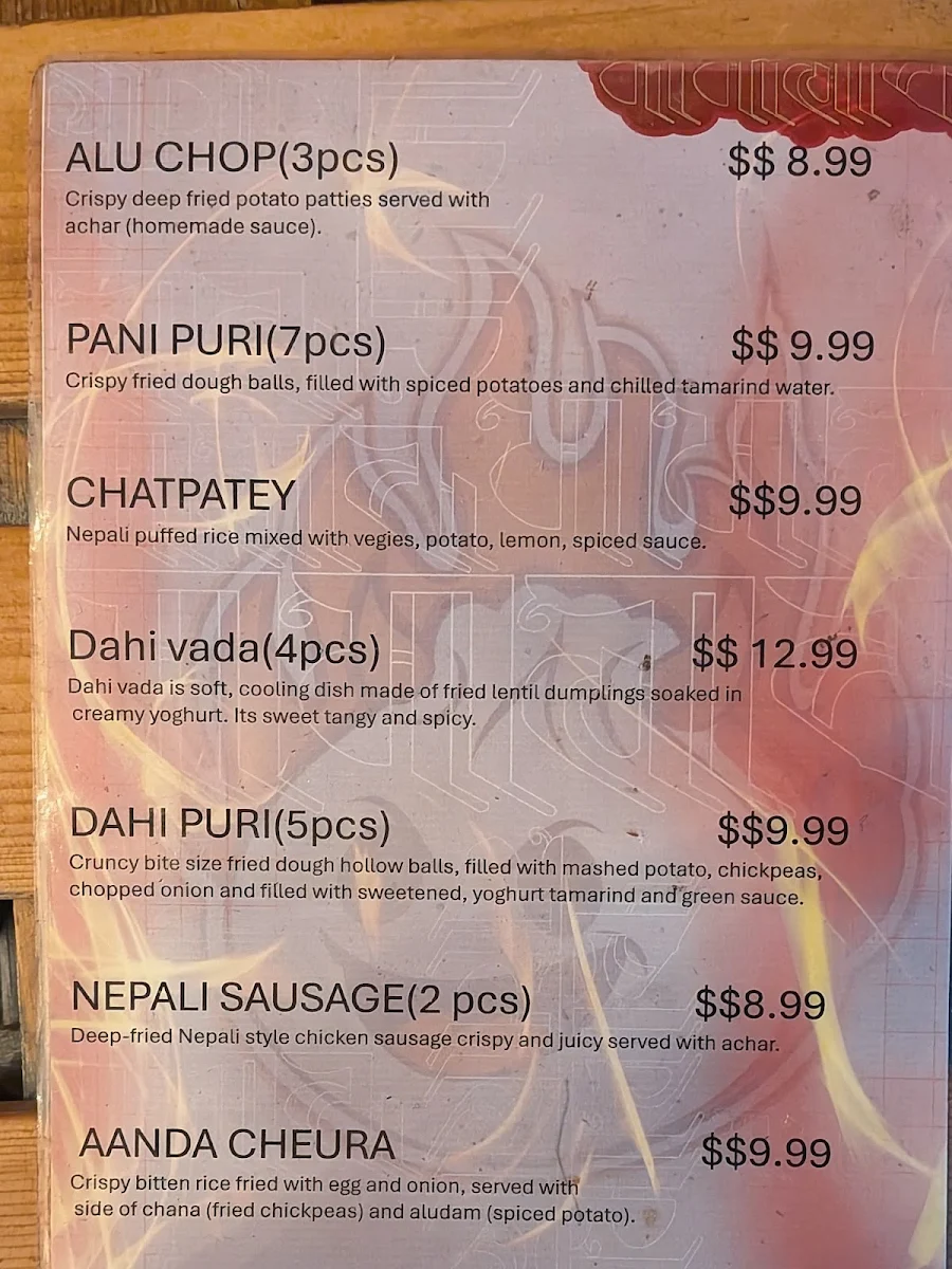 Menu, Momolok