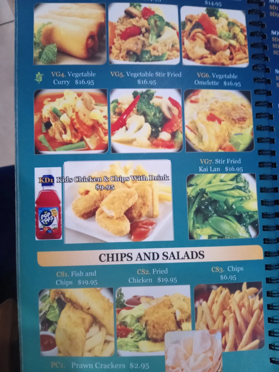 Menu, Han's Cafe Armadale
