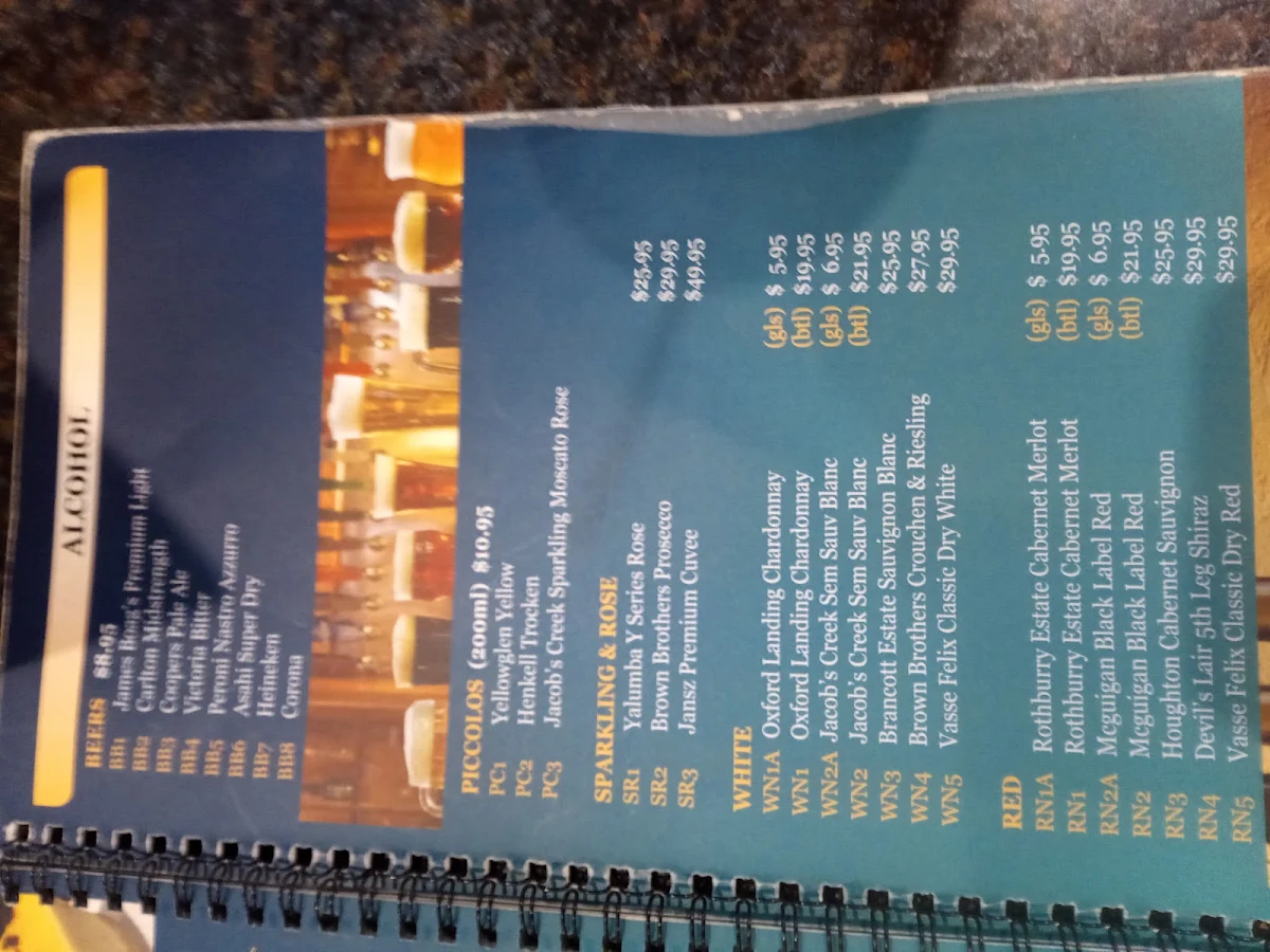 Menu, Han's Cafe Armadale