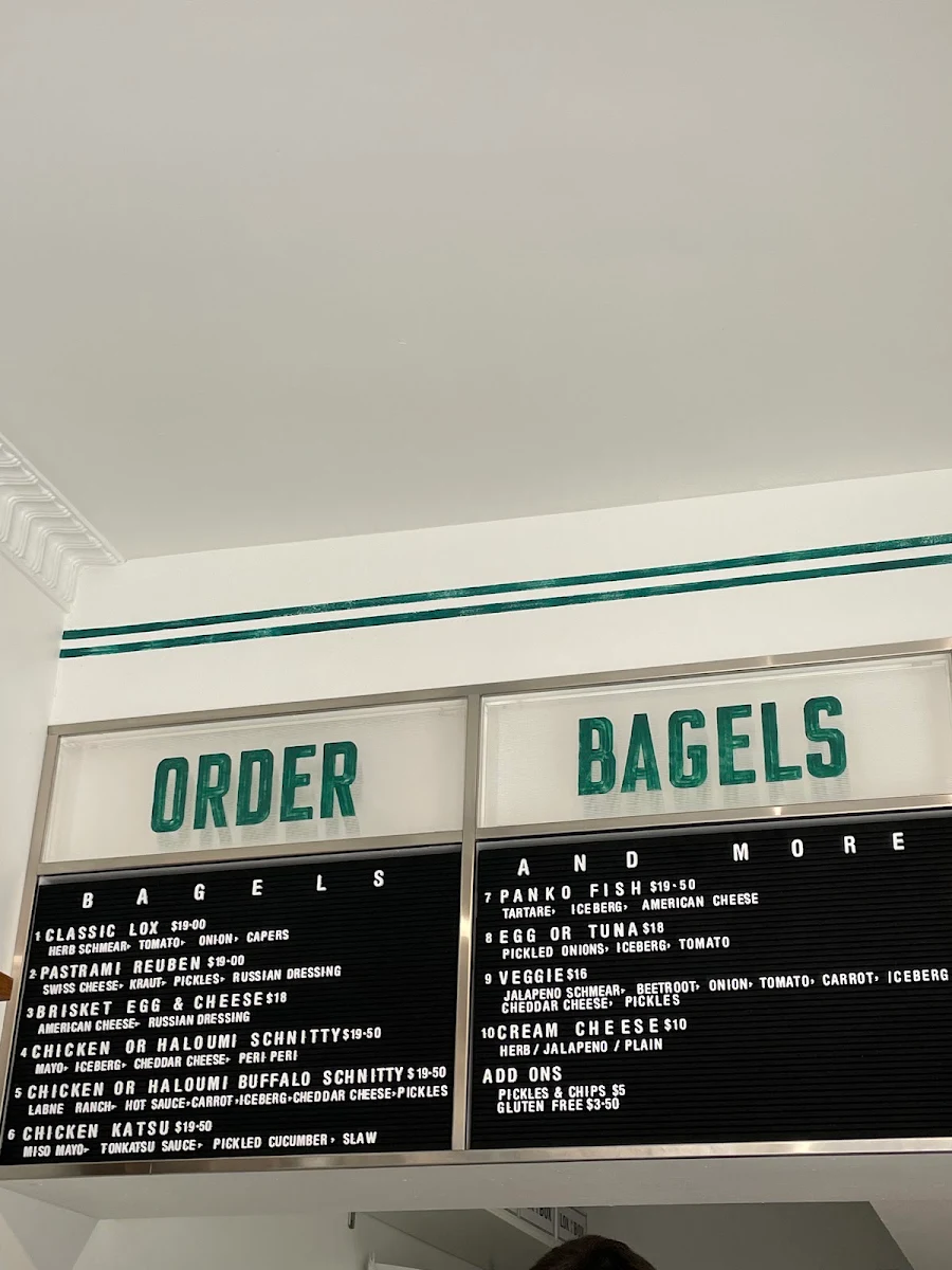 Menu, Lox In A Box Coogee