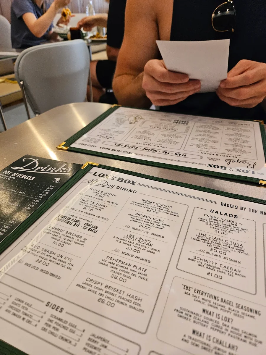 Menu, Lox In A Box Coogee