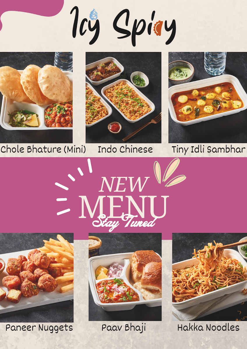 Menu, Icy Spicy Seven Hills