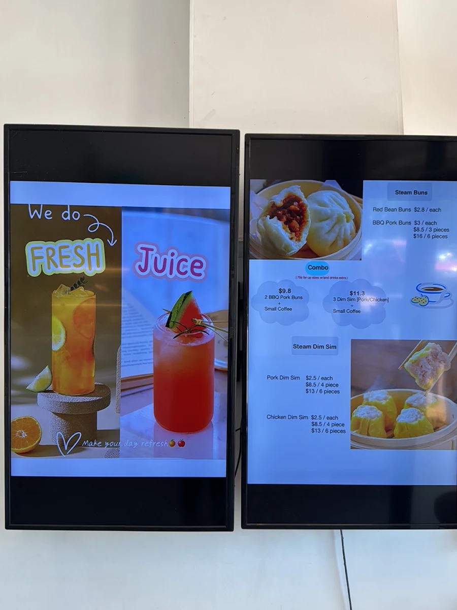 Menu, Here Cafe