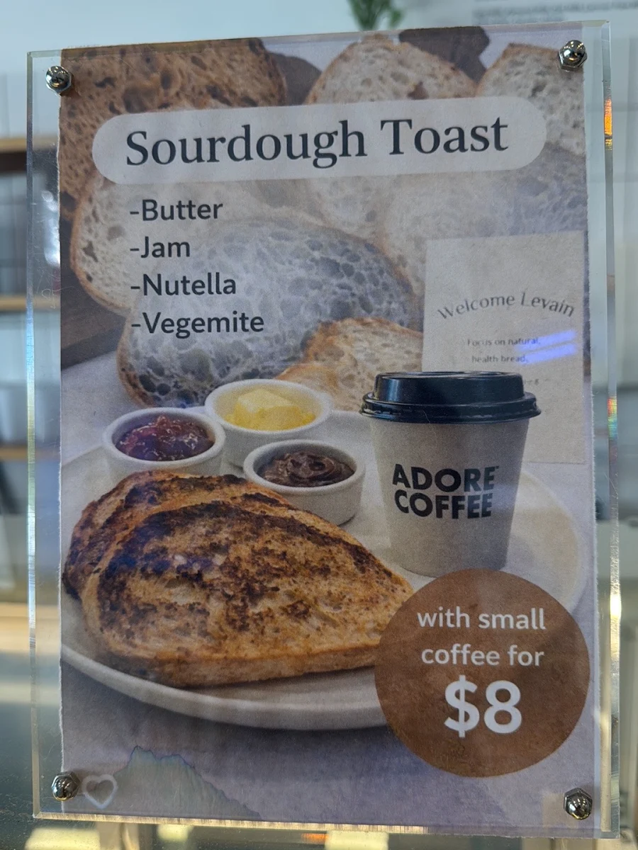 Menu, Here Cafe