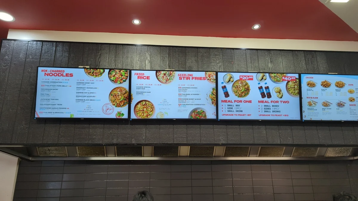 Menu, Noodle Box Moonee Ponds