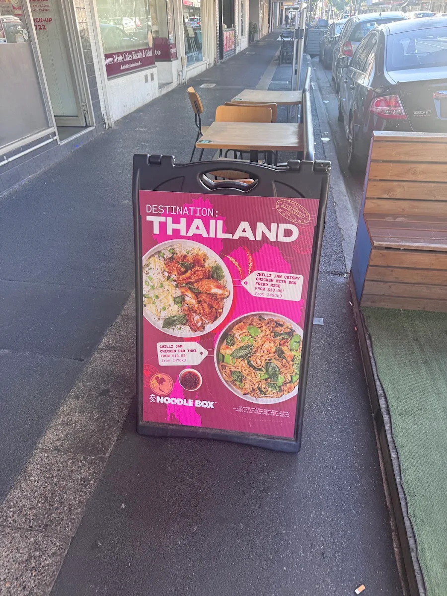 Menu, Noodle Box Moonee Ponds