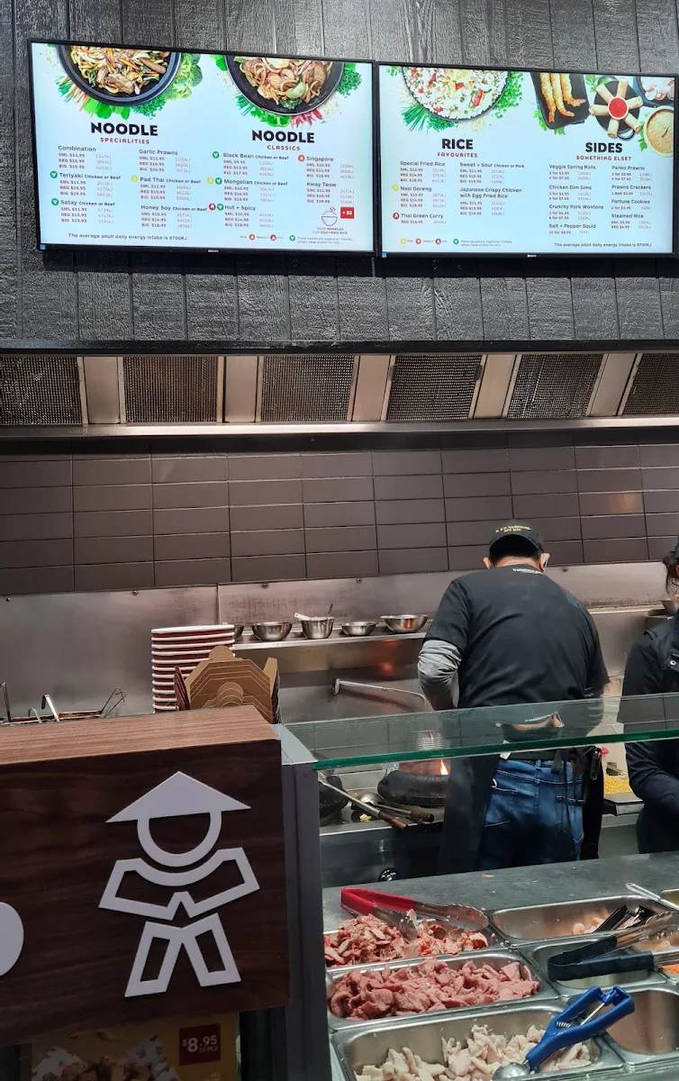 Menu, Noodle Box Moonee Ponds