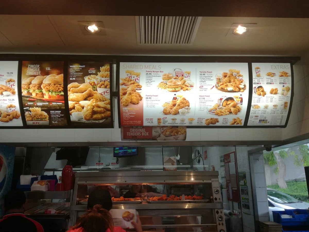 Menu, KFC Rockdale