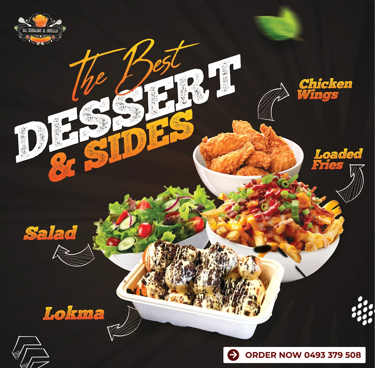 Menu, SA Kebabs & Grills